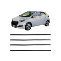 Kit Borracha Pestana Interna Hb20 Hatch 2012 a 2019