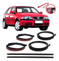 Kit Borracha Pingadeira Friso Teto Gol G3 G4 4 Portas