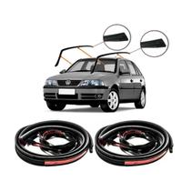 Kit Borracha Pingadeira Friso Teto Gol G3 G4 4 Portas (Par) Kit Borracha Pingadeira Friso Teto Gol G3 G4 4 Portas (Par)