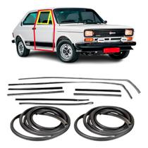 Kit Borracha Porta Canaleta E Pestana Fiat 147