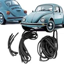 Kit borracha porta + capo + tampa motor fusca 1200 1300 1500 1600 59 a 77 modelo de encaixe