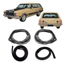 Kit Borracha Porta E Porta Mala E Capô Caravan 1975 A 1992