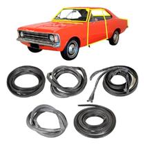 Kit Borracha Porta E Vidro Opala 2 Portas Friso Aluminio