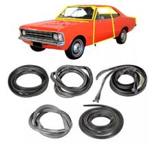 Kit Borracha Porta E Vidro Opala 2 Portas Friso Alumínio Kit Borracha Porta E Vidro Opala 2 Portas Friso Alumínio