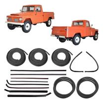 Kit Borracha Porta Vidro Parabrisa Vigia Ford F75 F-75