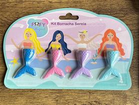 KIT BORRACHA SEREIA FOFY - 4 Peças KIT BORRACHA SEREIA FOFY - 4 Peças