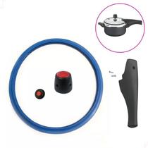 Kit Borracha Válvula Peso E Cabo Panela Pressão Tramontina Vancouver 3 E 4,5 Litros - 20 cm