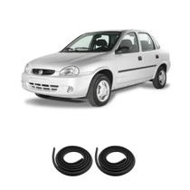 Kit Borracha Vedação 2 Portas Dianteira Corsa GI/GII 1995 à 2012