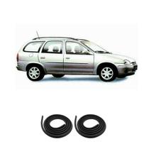 Kit Borracha Vedação 2 Portas Traseira Corsa Wagon 1995 à 2002