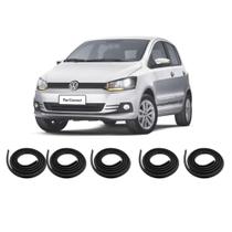 Kit Borracha Vedação Das 4 Portas + Borracha Do Porta Mala Fox 2003 A 2021