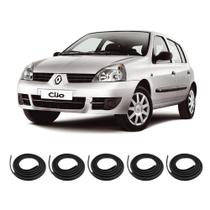 Kit Borracha Vedação Das 4 Portas + Borracha Do Porta Malas Clio Hatch 2009 A 2016 Kit Borracha Vedação Das 4 Portas + Borracha Do Porta Malas Clio Hatch 2009 A 2016
