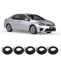 Kit Borracha Vedação Das 4 Portas + Borracha Do Porta Malas do Corolla 1998 em diante Kit Borracha Vedação Das 4 Portas + Borracha Do Porta Malas do Corolla 1998 em diante