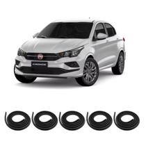 Kit Borracha Vedação Das 4 Portas + Borracha Do Porta Malas do Cronos