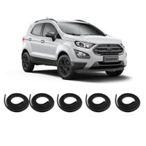 Kit Borracha Vedação Das 4 Portas + Borracha Do Porta Malas Ecosport 2013 A 2021