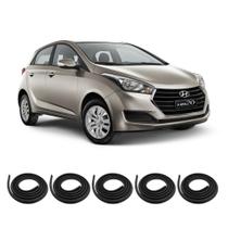 Kit Borracha Vedação Das 4 Portas + Borracha Do Porta Malas HB20 E HB20S Kit Borracha Vedação Das 4 Portas + Borracha Do Porta Malas HB20 E HB20S