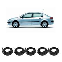 Kit Borracha Vedação Das 4 Portas + Borracha Do Porta Malas Megane 2006 Em Diante Kit Borracha Vedação Das 4 Portas + Borracha Do Porta Malas Megane 2006 Em Diante