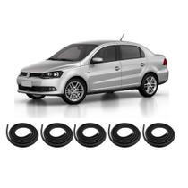 Kit Borracha Vedação Das 4 Portas + Borracha Do Porta Malas Voyage 2008 a 2023