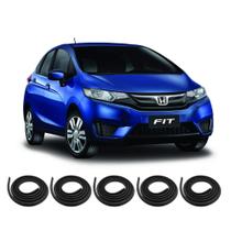 Kit Borracha Vedação Das 4 Portas + Borracha Porta Mala do Honda Fit Kit Borracha Vedação Das 4 Portas + Borracha Porta Mala do Honda Fit