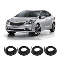 Kit Borracha Vedação Das 4 Portas Cerato 2008 à 2014 Kit Borracha Vedação Das 4 Portas Cerato 2008 à 2014