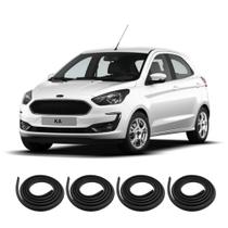 Kit Borracha Vedação Das 4 Portas Ford Ka 2013 A 2021 Kit Borracha Vedação Das 4 Portas Ford Ka 2013 A 2021