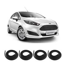 Kit Borracha Vedação Das 4 Portas New Fiesta 2011 A 2019