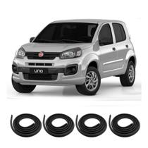 Kit Borracha Vedação Das 4 Portas Uno 2011 A 2021