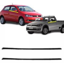 Kit Borracha Vidro Pestana Externa Porta Gol Saveiro G5 G6 - 689LD + 689LE