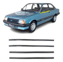 Kit Borracha Vidro Pestana Interna Externa Chevette 83 A 95