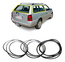 Kit Borracha Vidro Traseiro E Lateral Parati G2 Bola 95/99 Kit Borracha Vidro Traseiro E Lateral Parati G2 Bola 95/99