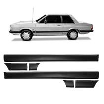 Kit Borrachão Friso Lateral Ford Del Rey 2 Portas 1985/1990