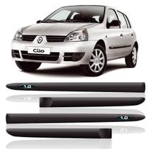 Kit Borrachão Lateral Clio 2000 A 2011 2P Com Plaqueta 1.0