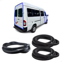 Kit Borrachas de Porta e Tampa Traseira Mercedes Benz Sprinter 1997 a 2011 Teto Alto Borrachauto