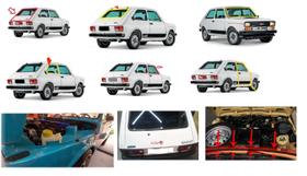 KIT Borrachas Guarnições FIAT147 BRIO EUROPA J Móvel +Tanque