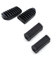 Kit Borrachas Pedaleiras Dianteira E Traseira Nxr 150 Bros