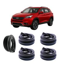 Kit borrachas porta lateral + mala chery tiggo 7 qualidade