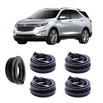Kit borrachas porta + mala chevrolet equinox qualidade