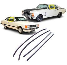 Kit Borrachas Vidros Canaleta Pestanas Opala 2 Portas Até 84