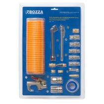Kit borracheiro com 20 pecas e mangueira para ar 1117 BOZZA Kit borracheiro com 20 pecas e mangueira para ar 1117 BOZZA
