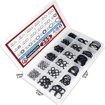 Kit Borrachinhas de O-Rings 255 Peças em 18 Tamanhos Métricos NBR para Torneira, Encanamento, Automotivo e Gás