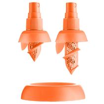 Kit Borrifador 3 Pçs Spray Para Limão Laranja Frutas Com Base Suporte e Tampinha Kit Borrifador 3 Pçs Spray Para Limão Laranja Frutas Com Base Suporte e Tampinha