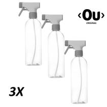 Kit Borrifador Multiuso 500ml Flow Bege OU Spray Versátil Pulverizador De Alta Qualidade -