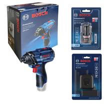 Kit Bosch com 1 Chave de Impacto à Bateria GDR 120-LI + 1 Bateria Heavy Duty de 2.0 Ah + 1 Carregador GAL 12-20 Heavy Duty Bivolt Kit Bosch com 1 Chave de Impacto à Bateria GDR 120-LI + 1 Bateria Heavy Duty de 2.0 Ah + 1 Carregador GAL 12-20 Heavy Duty Bivolt
