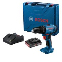 Kit Bosch com Furadeira e Parafusadeira de Impacto a Bateria 18v GSB 183-LI Com 1 Bateria 1 Carregador e Maleta - 0 601 9K9 1E3