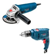 Kit Bosch Esmerilhadeira GWS 850 + Furadeira GSB 550 RE Kit Bosch Esmerilhadeira GWS 850 + Furadeira GSB 550 RE