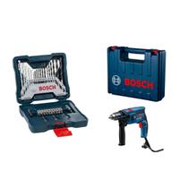 Kit bosch furadeira impacto gsb 13 re 750 127v mal 5broc + mala xline bosch com 33 unidades Kit bosch furadeira impacto gsb 13 re 750 127v mal 5broc + mala xline bosch com 33 unidades