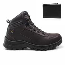 Kit Bota Adventure Masculina + Carteira Conforto Dia a Dia