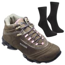 Kit Bota Bull Terrier Attack II Feminina + Par de Meia