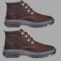 KIT Bota Com Bico de Aço - Proteção para o Trabalho KIT Bota Com Bico de Aço - Proteção para o Trabalho