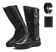 Kit Bota Coturno Militar Cano Longo Couro Macia + Acessorios Kit Bota Coturno Militar Cano Longo Couro Macia + Acessorios