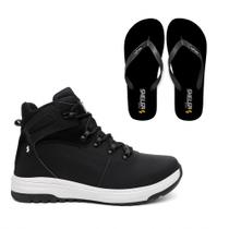 Kit bota Cuturno masculino + Chinelo basic Shelga Boots Kit bota Cuturno masculino + Chinelo basic Shelga Boots